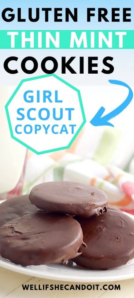 Gluten Free Thin Mint Cookies - Girl Scout Copycat 