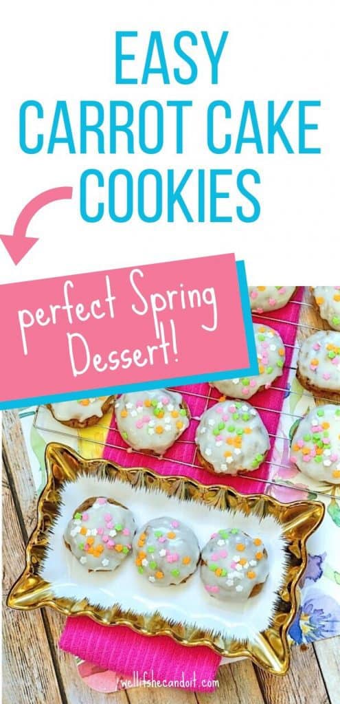 Easy Carrot Cake Cookies Perfect Spring Dessert!