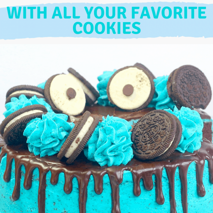 Cookie Monster Cake