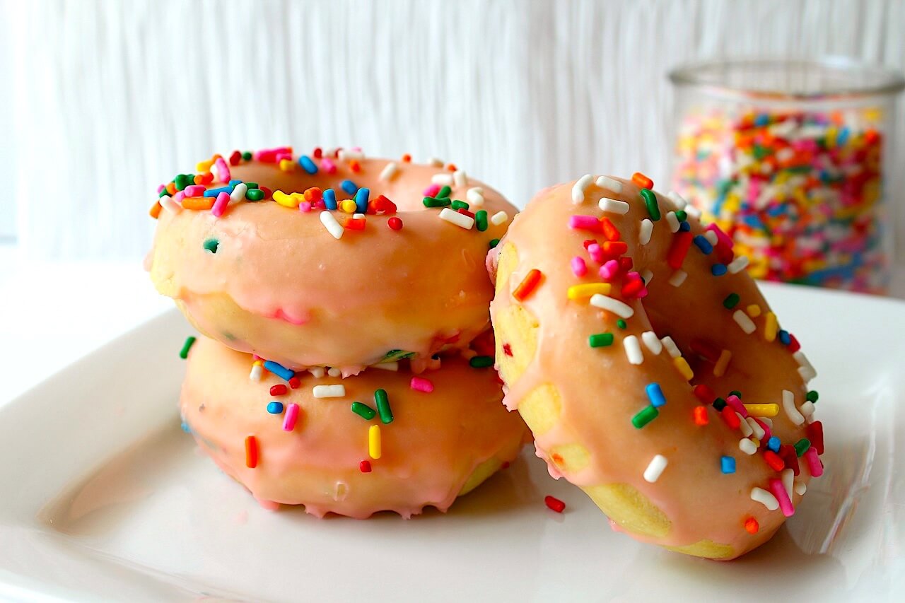 Baked Funfetti Donuts Easy Homemade Recipe Well, If She Can Do It...