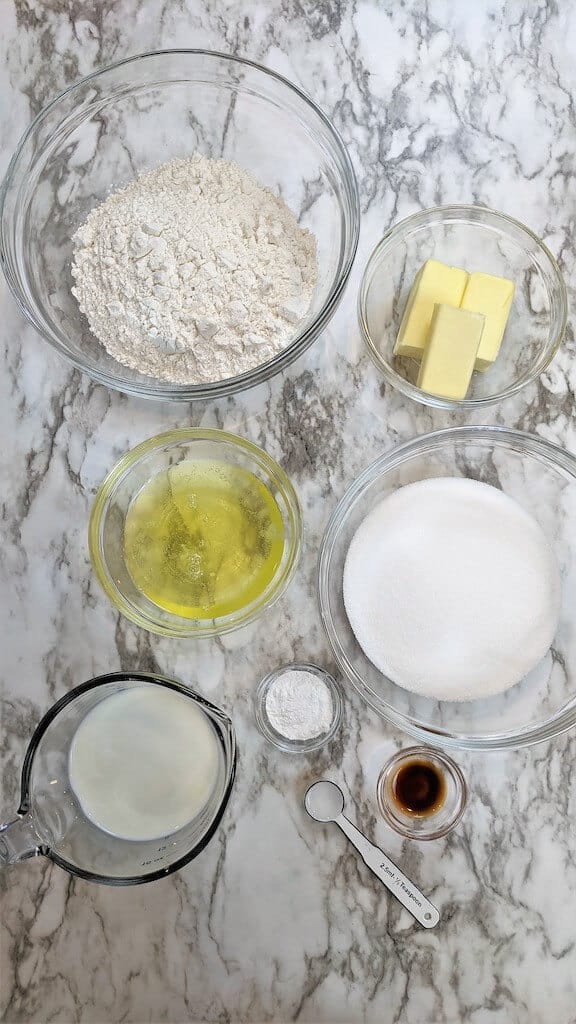 ingredients for easter cake