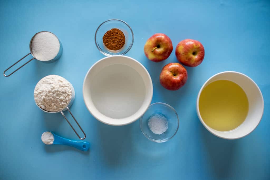 ingredients laid out on table