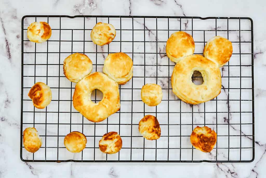 Mickey Donuts cooked in air fryer. 