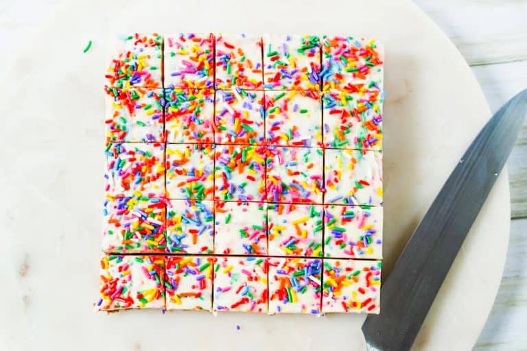 Funfetti Fudge Easy Cake Batter Fudge