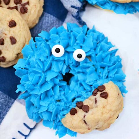 Cookie Monster Donut.