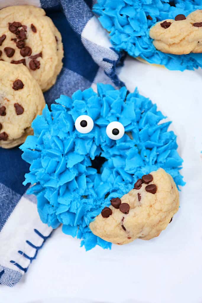 Cookie Monster Donuts.