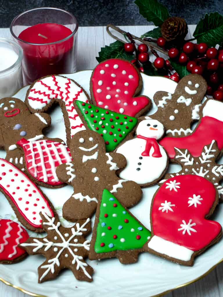 Christmas Gingerbread Cookies.