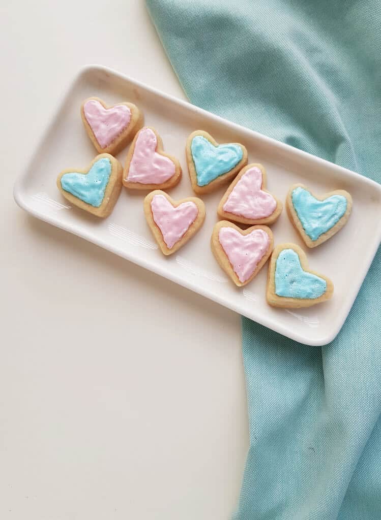 Heart Sugar Cookies.